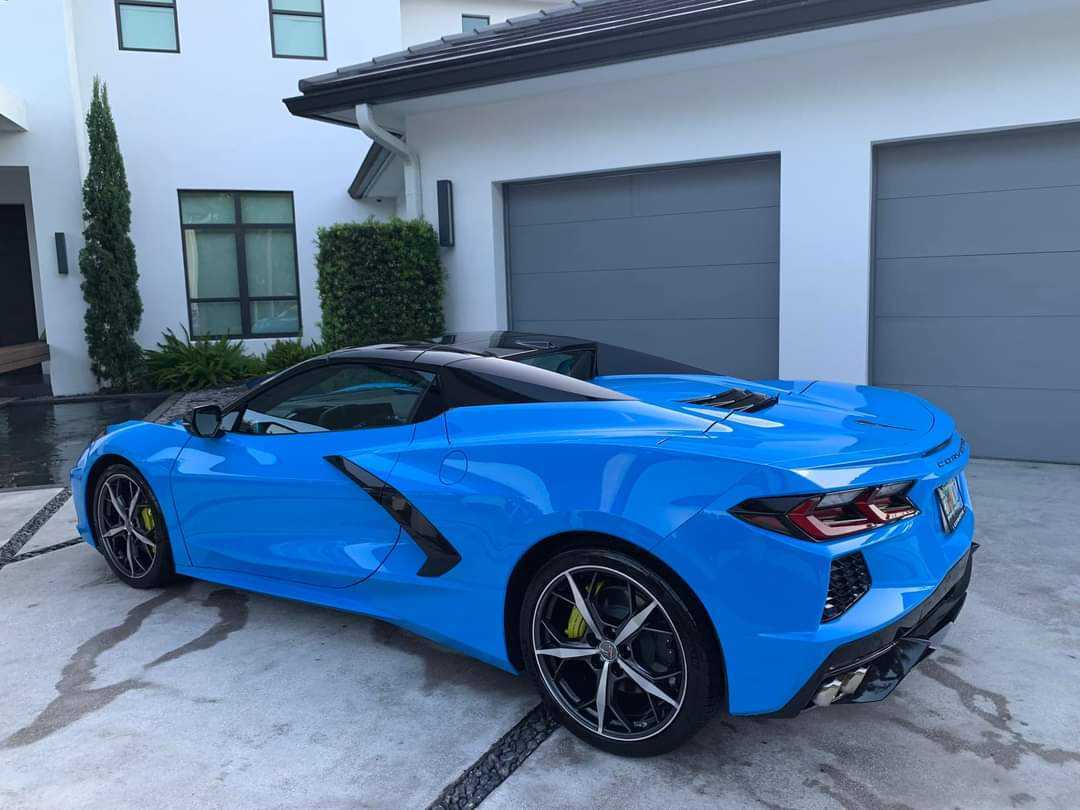 blue corvette