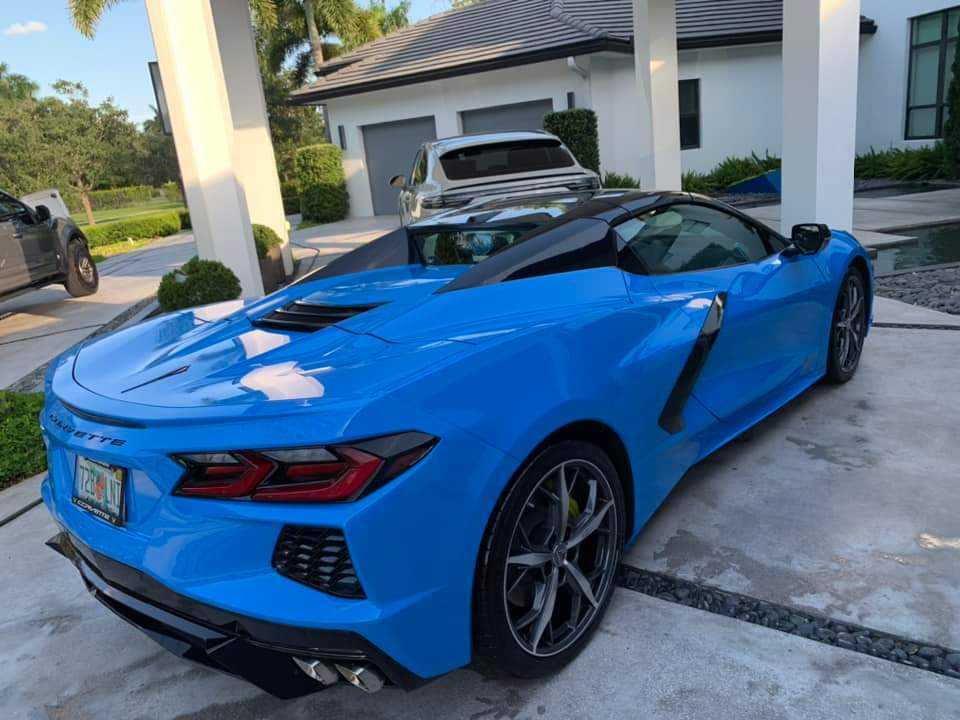 blue corvette