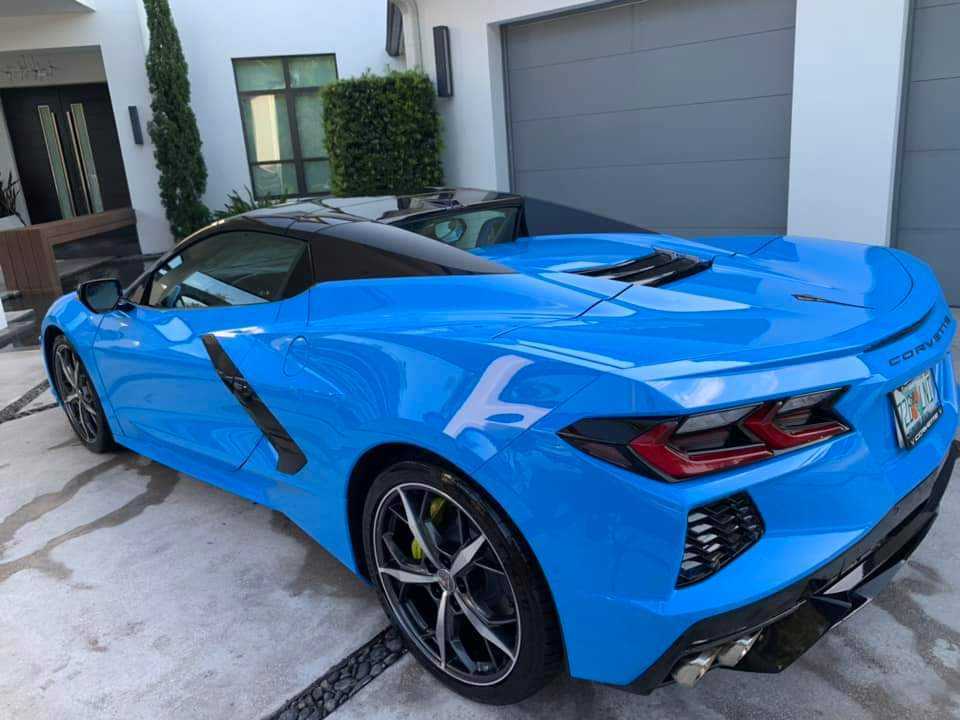 blue corvette