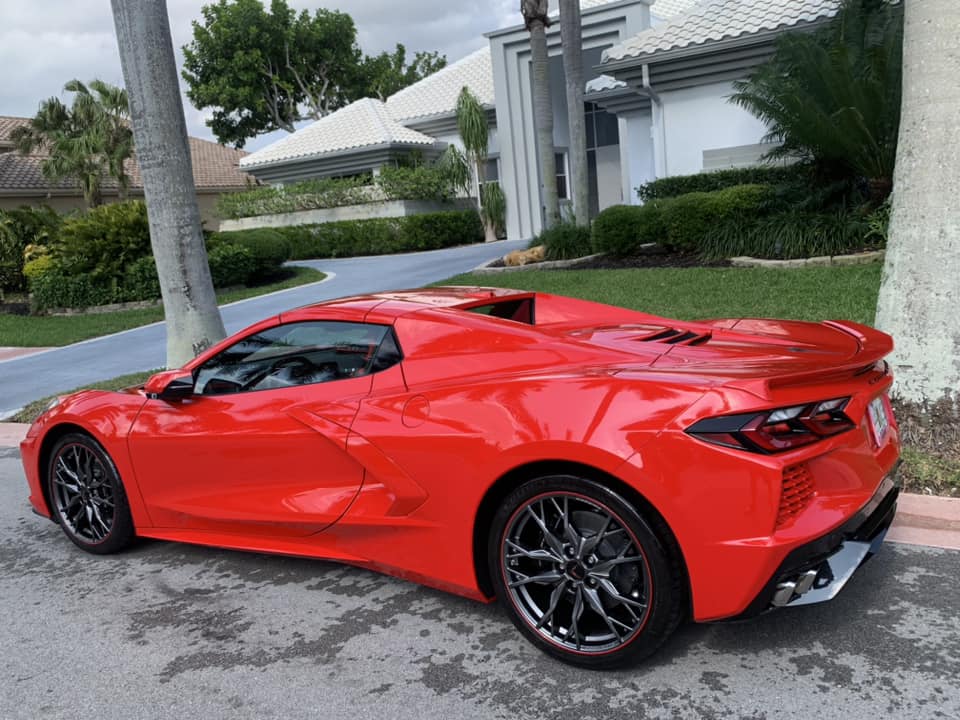 red corvette